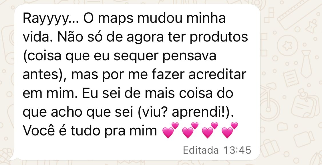 depoimento de aluna do maps